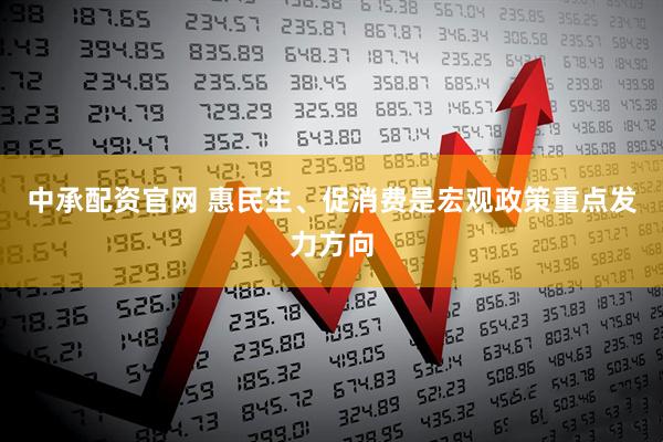 中承配资官网 惠民生、促消费是宏观政策重点发力方向